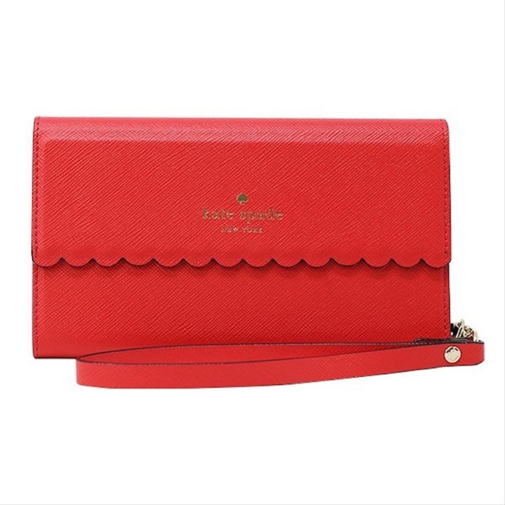 Kate Spade Scalloped IPhone 8 Wristlet Wallet